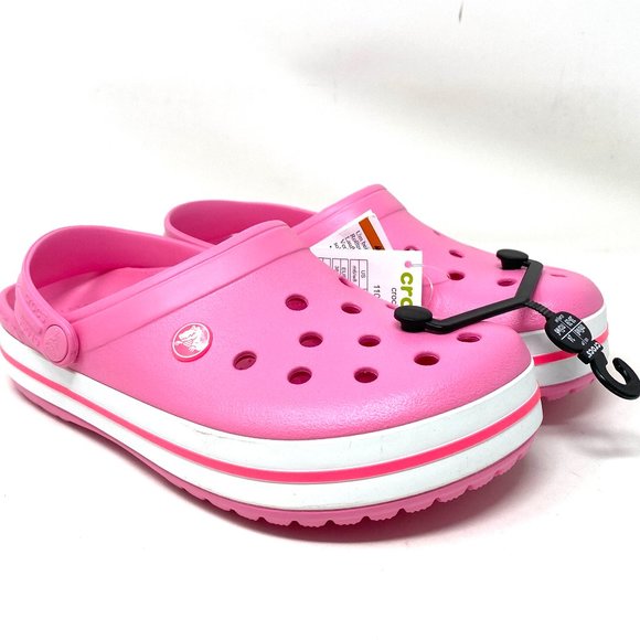 Slides Crocs Crocband Pink Lemonade/ White